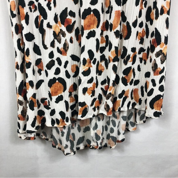 Show Me Your Mumu Leopard Print Maxi Dress | Ivory Black Brown | Size Small - Picture 4 of 8